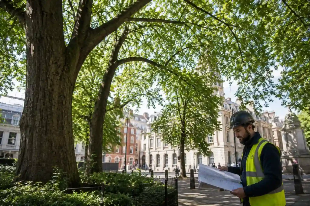 Protected urban trees covered by Tree Preservation Orders in the UK