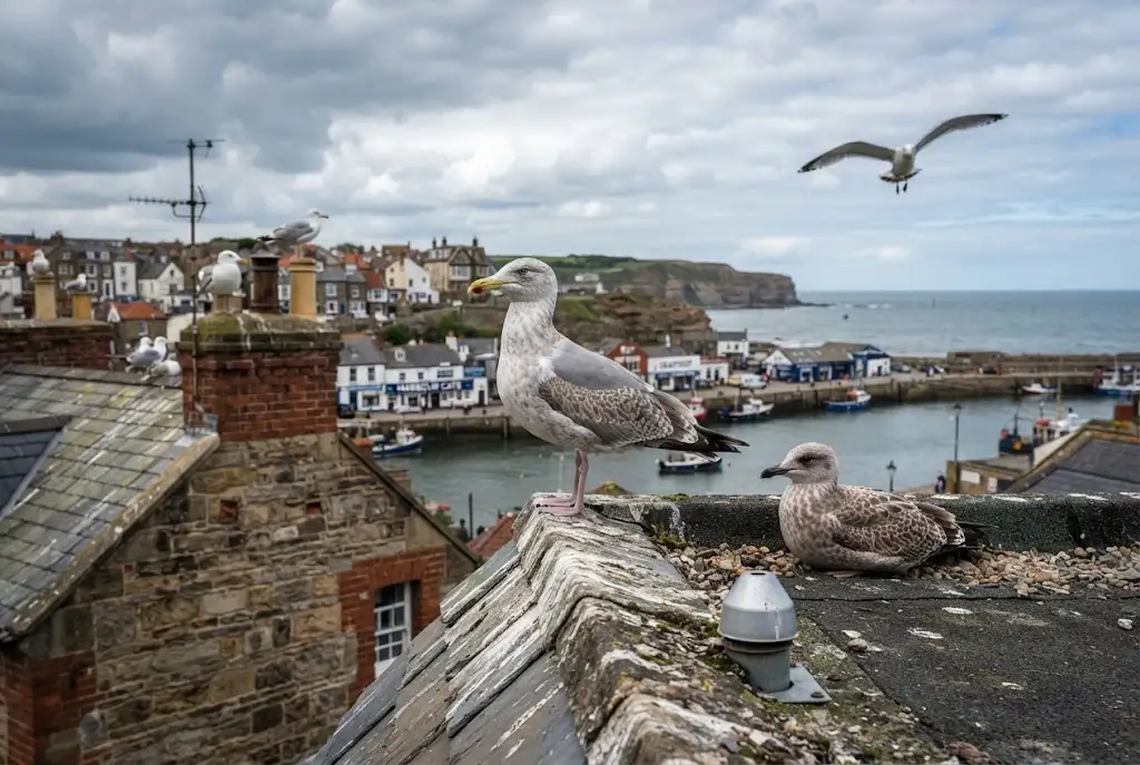 Are Seagulls Protected UK? Laws and Wildlife Rules Are seagulls protected UK showing adult and young gulls in a British coastal setting